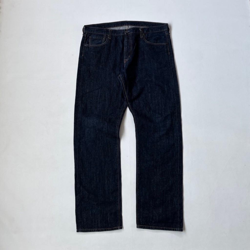 Gu Denim Regular Straight Fit Long Pants 38
