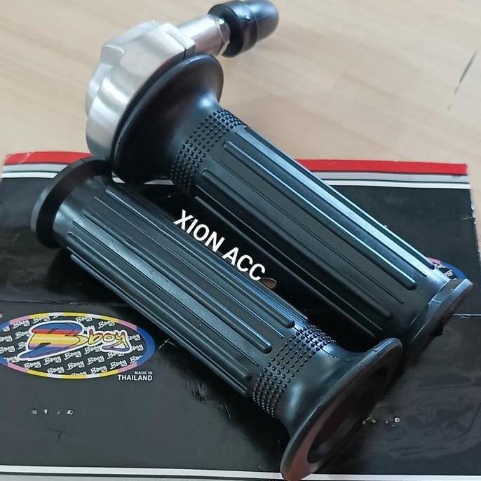 HANDGRIP GAS SPONTAN / HANDLE GAS SEMUA MOTOR RACING VARIASI KARET TEBAL ORIGINAL PNP UNIVERSAL MOGE