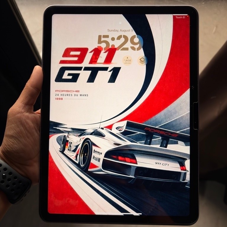 iPad Air 11 M3 128Gb Purple Fullset Ex iBox Lengkap Nota