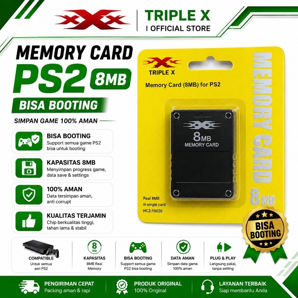 memory ps2 8mb