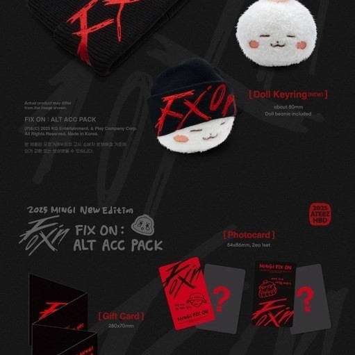 READY STOCK ATEEZ MINGI BIRTHDAY KIT MD 2025