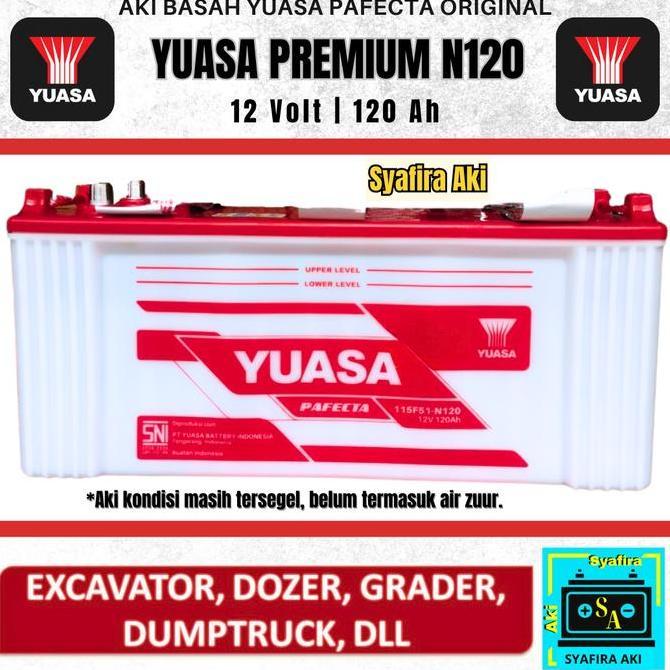 AKI N120 YUASA 12V 120 AH AKI BASAH