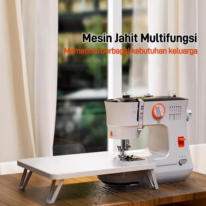 Okyo mesin jahit rumah tangga multifungsi mesin jahit mini obras portabel mesin jahit listrik mikro 