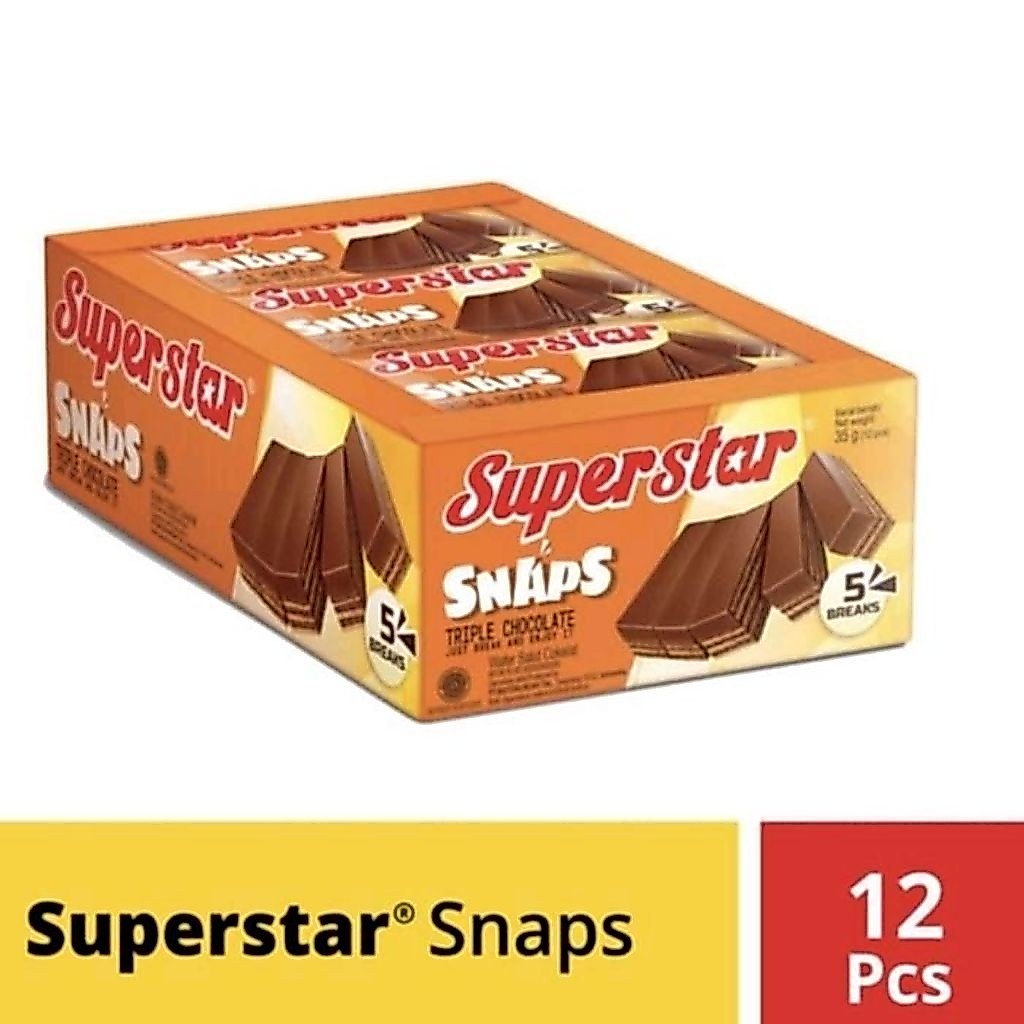 Wafer Chocolate SUPERSTAR Triple SNAPS ECER
