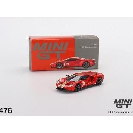 MINIGT 476 FORD GT ALAN MANN HERITAGE EDITION DIECAST MINIATUR MGT