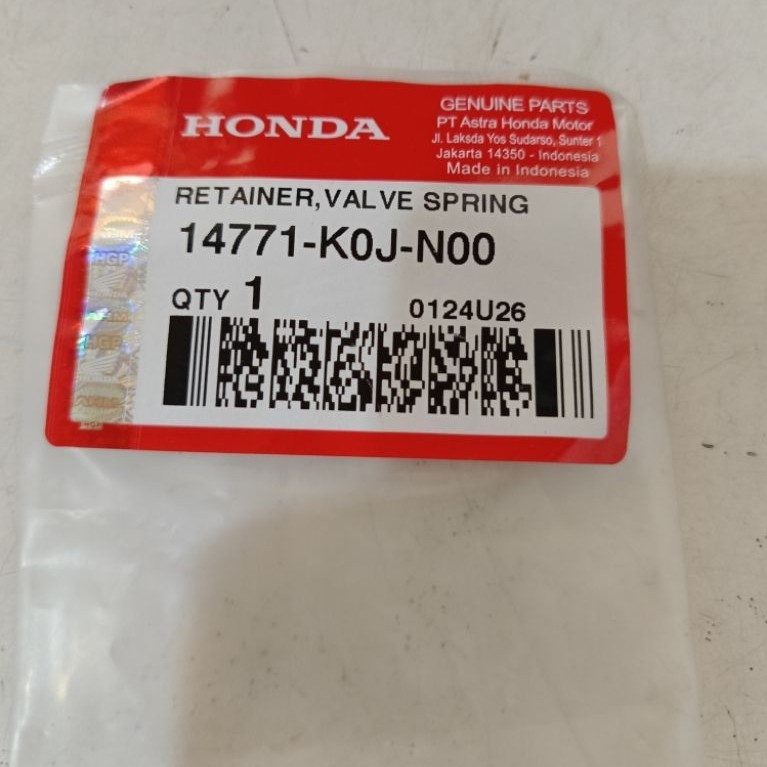 Topi Klep Retainer Dudukan Klep Atas Ring Pir Klep Per Klep Honda Genio Beat Street 14771 K0J N00