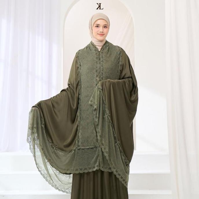 Sendpray- Kallia Label Luma Prayer Robe By Kallia | Mukena Mahar | Packaging With Box