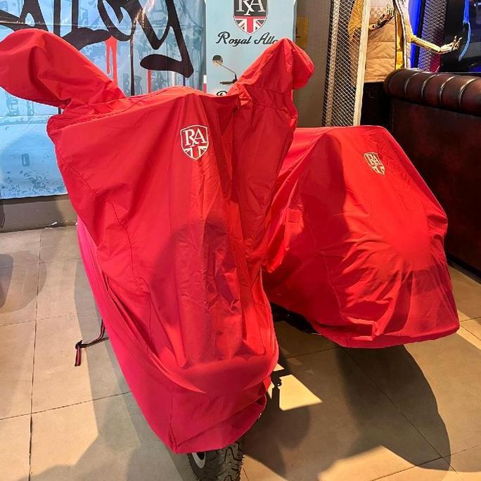 cover motor royal alloy 245 sidecar sespan red