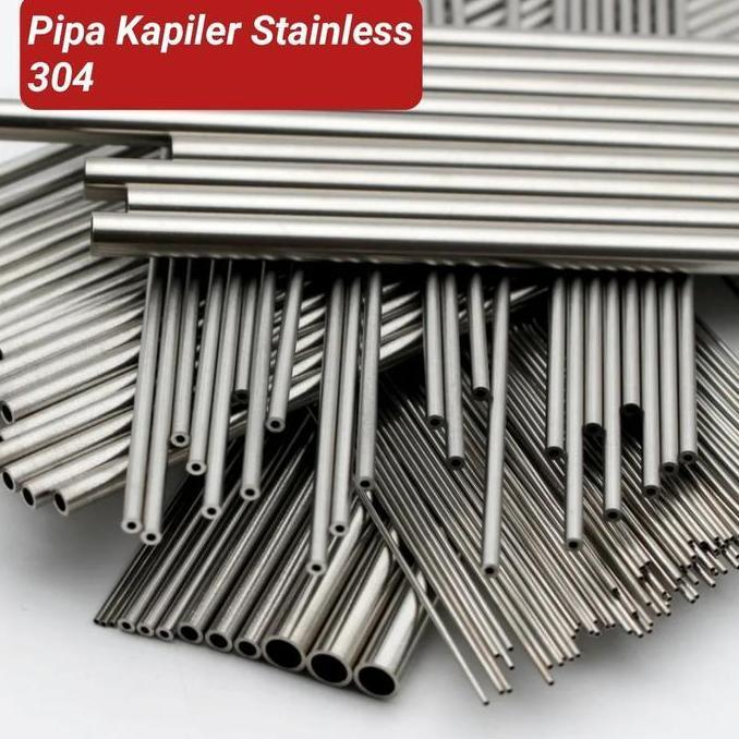 Lider- Pipa Kapiler Stainless / Pipa Tubing 0D 1Mm 2Mm 3Mm 4Mm 5Mm L 250 Mm