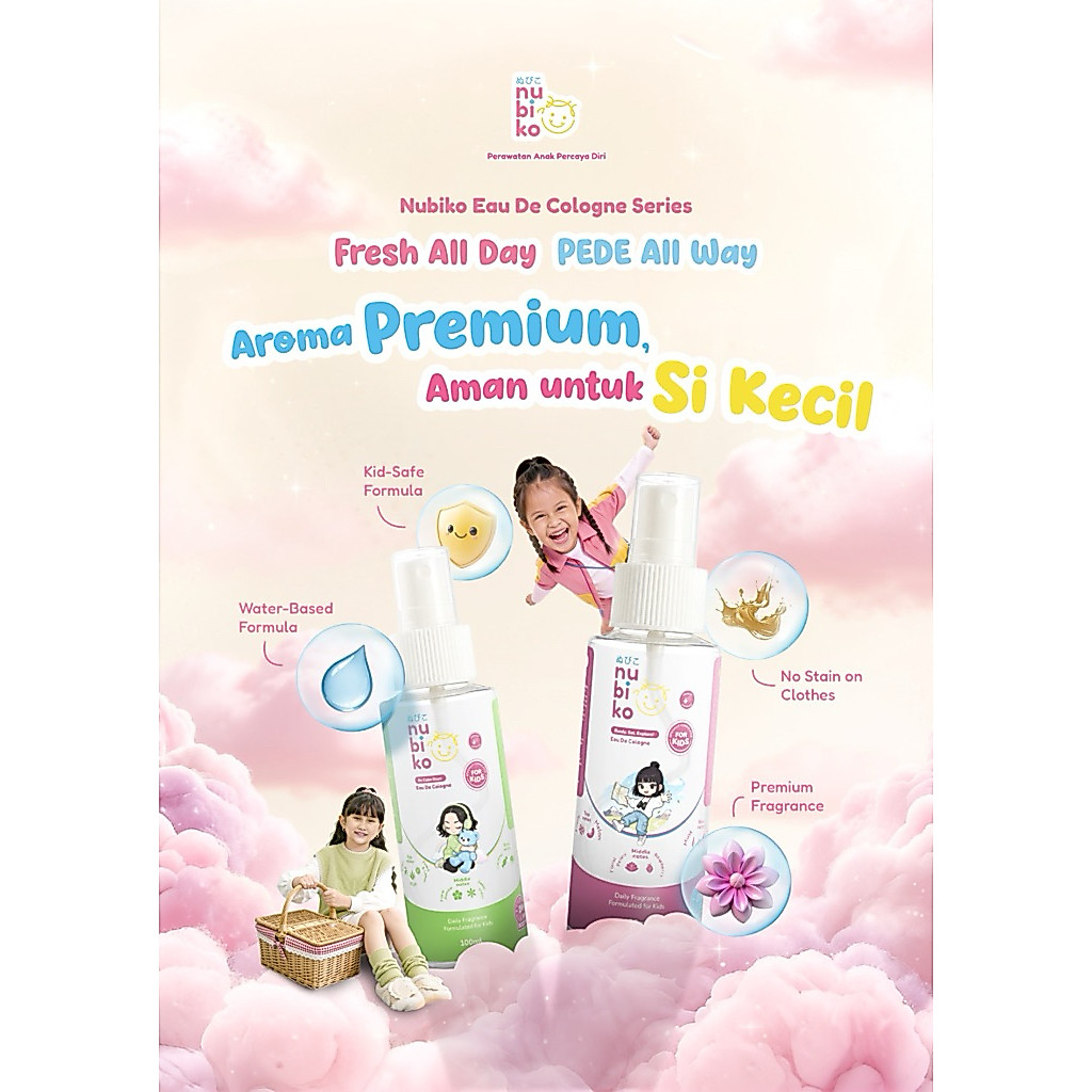 Nubiko Eau De Cologne / Cologne Anak- Parfum Anak