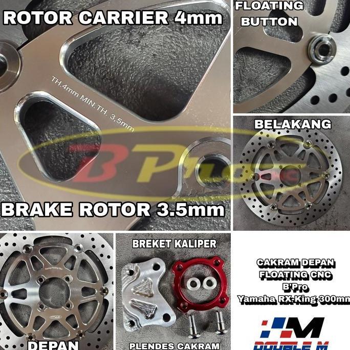 Fyp Piringan Cakram Rx King Bpro 300Mm Disk Disc Cakram Bpro Rxking *
