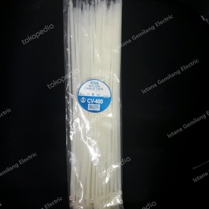 Weex- Kss Cv400 Cv-400 Kabel Ties 40Cm X 4,8Mm Putih