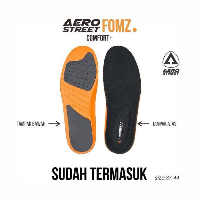 Aerostreet 37-44 Massive Low 2.0 Natural Biru Tua Pastel - Sepatu Sneakers Casual