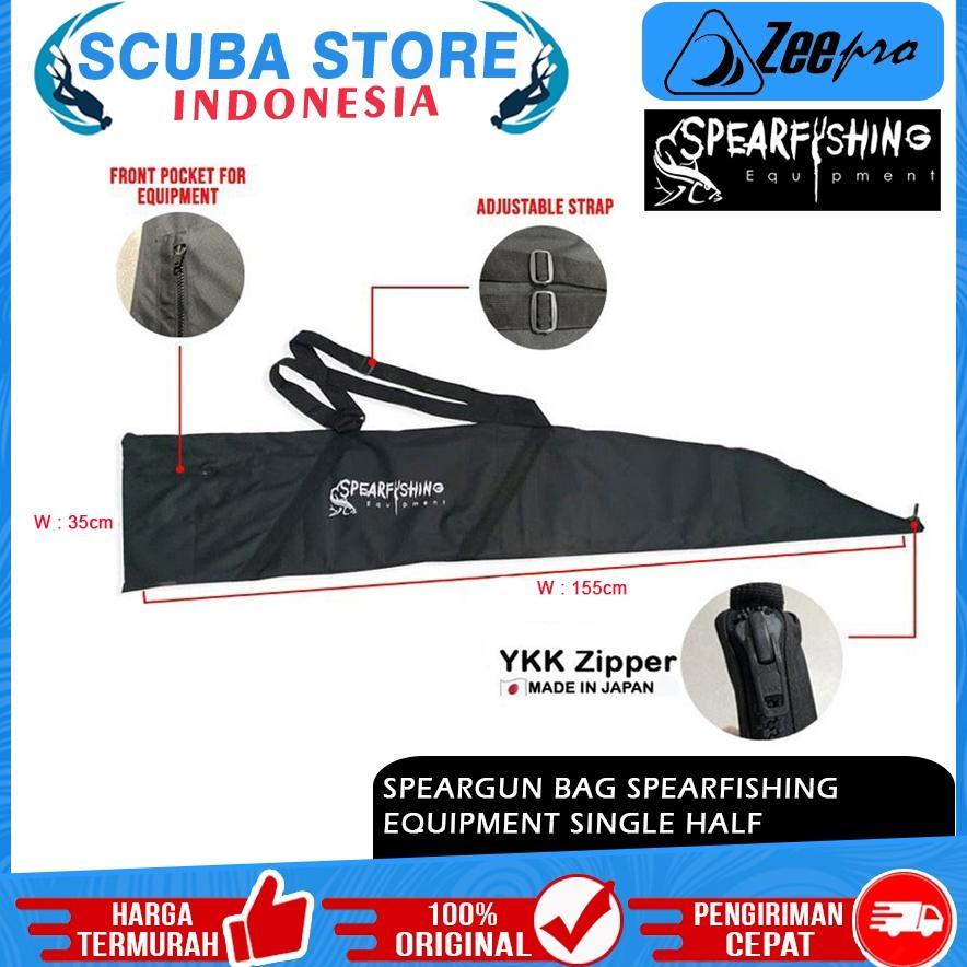 Long Bag Speargun Equipment Single Half 155cm Backpack Hand Carry Tas Spearfishing Spearo Apnea