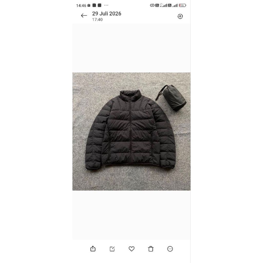 Bulang uniqlo ultralight down