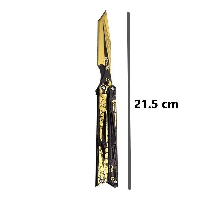 Valorant Knife - Butterfly Dagger - Pisau Mainan Lipat - Balisong