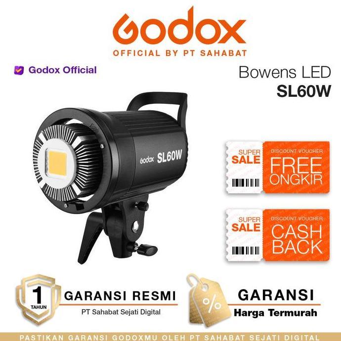 Action- Godox Sl60W Video Led Bowens Mount / Godox Sl 60W / Godox Sl60 W