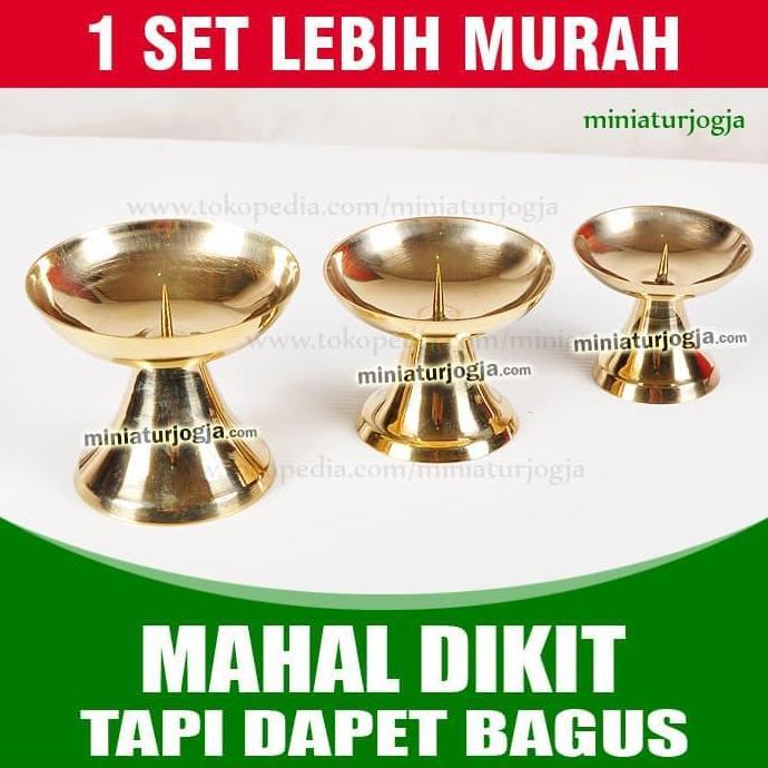 Tempat Lilin Parabola Komplit