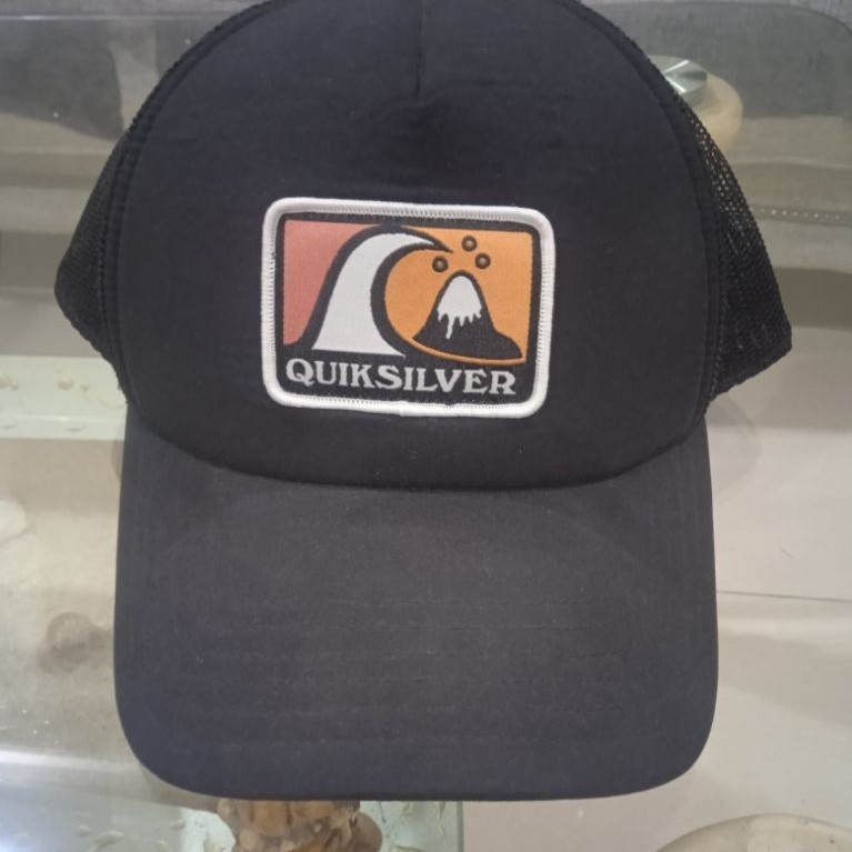 Topi Quiksilver, Original | Warna Black | Preloved Second Mulusss