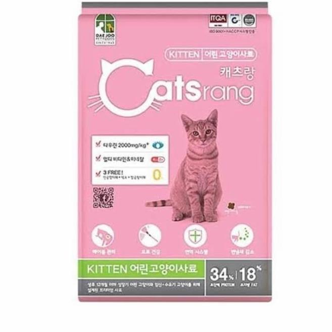 Meow- New- Makanan Kucing Catsrang 1Kg Kitten