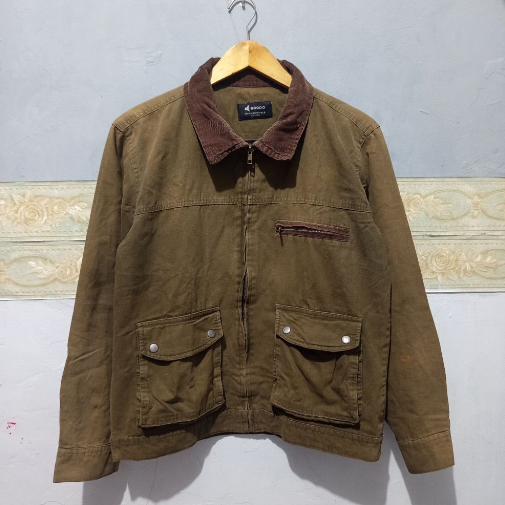 work jaket canvas size M