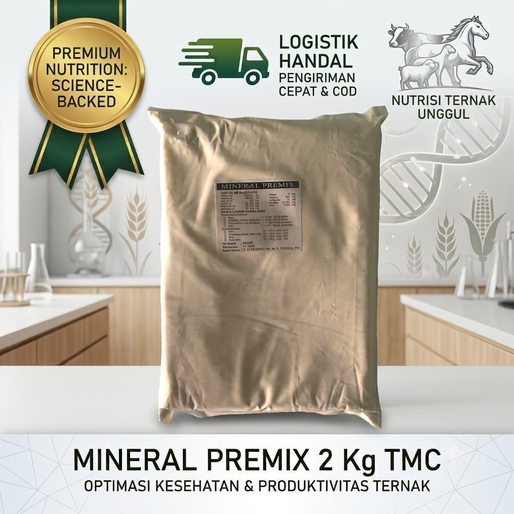 Mineral Premix 2 Kg TMC Premix Mineral Vitamin Sapi Kambing Domba Ternak Gemuk Sehat Original
