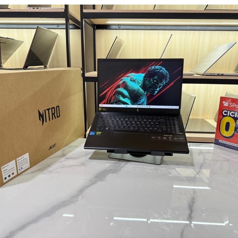 ACER NITRO CORE I5gen12 RTX2050 FULSET GARANSI RESMI