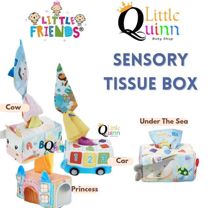 Bestgood- Little Friends Sensory Tissue Box - Mainan Sensory anak