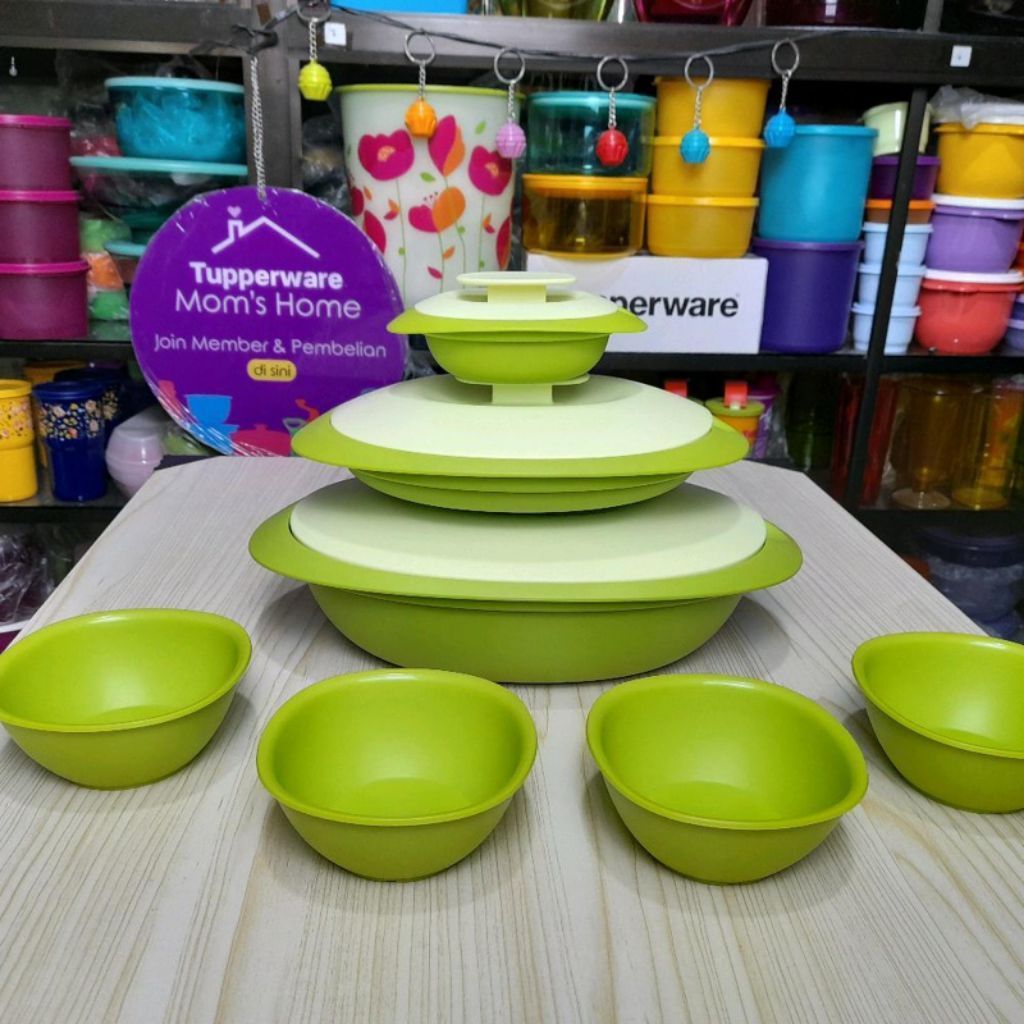 TUPPERWARE WADAH SAJI PRASMANAN SET
