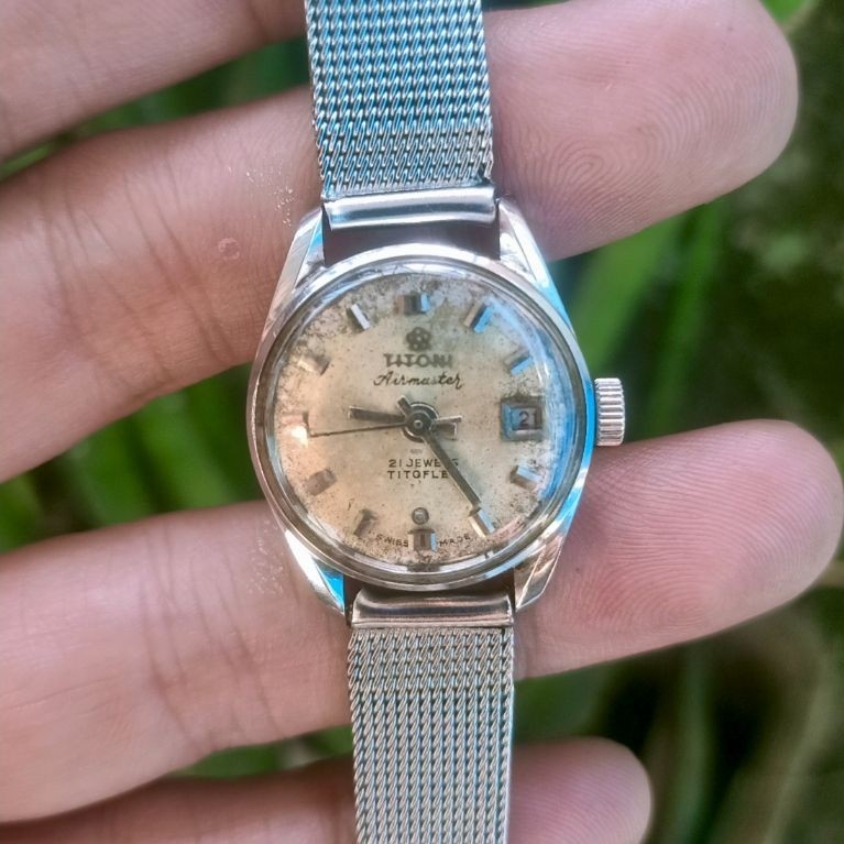 Jam Tangan Wanita Titoni Airmaster Manual Winding Original