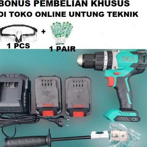 DAMELOPO DCA ADJZ03-13 CORDLESS IMPACT DRILL 13MM BRUSHLESS BOR TEMBOK BATERAI