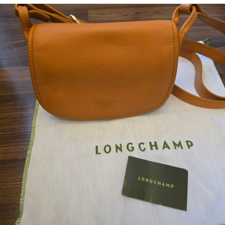 preloved long champ le foulonne crossbody
