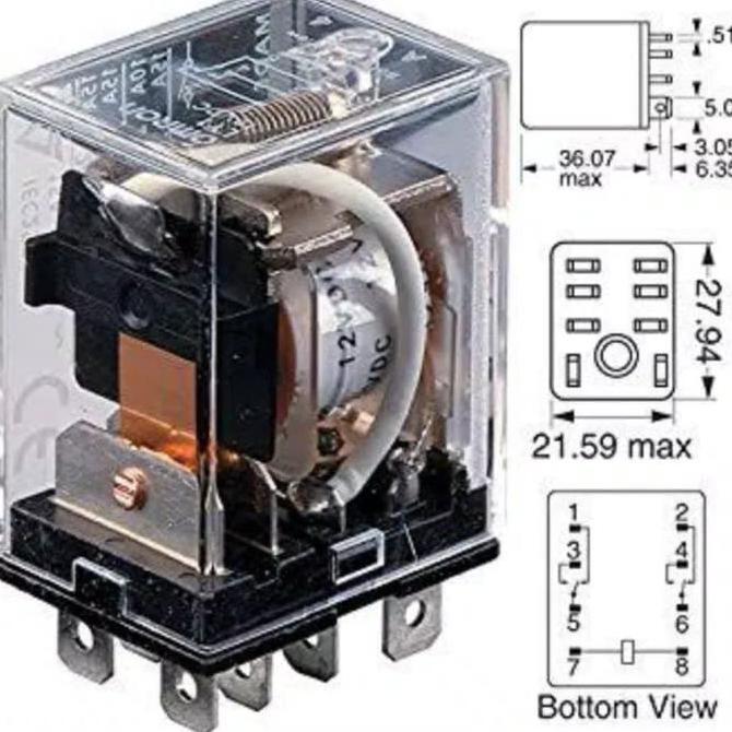 RELAY LY2 12V DC OMRON