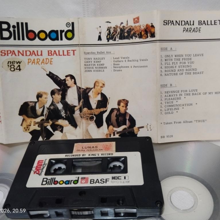 kaset pita spandau ballet _ parade