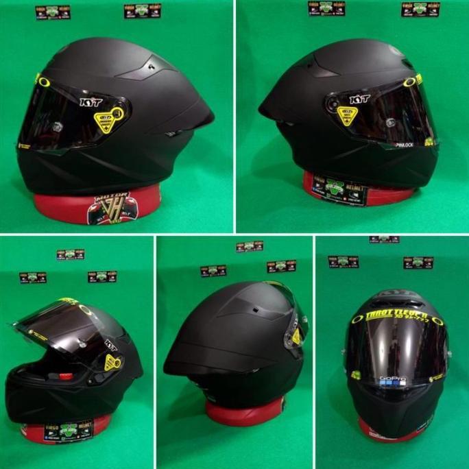 KYT HELM TTC BLACK DOFF | PAKET GANTENG TERMURAH