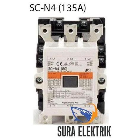 KONTAKTOR / CONTACTOR FUJI SC-N4 | MAGNETIC PANEL STARTER MOTOR LISTRIK
