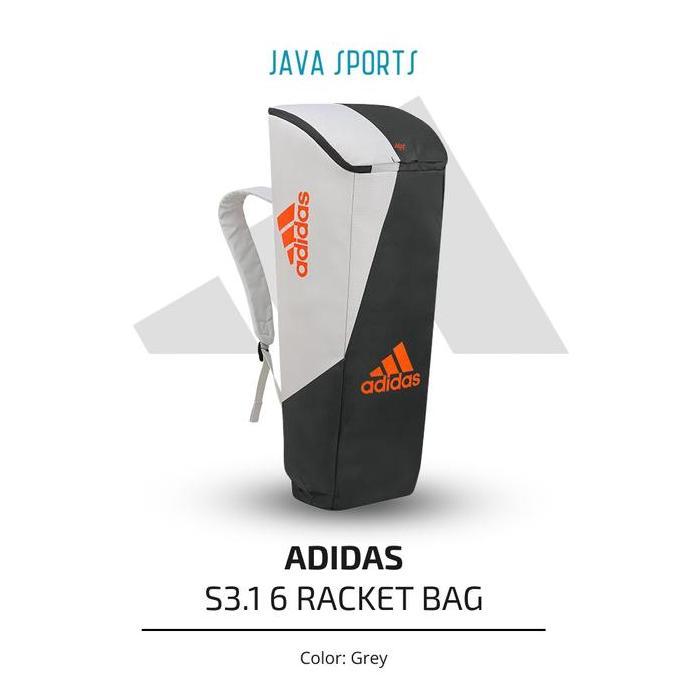 TERBARU - Tas Raket Bulu tangkis / Tenis Adidas VS3.1 6 Original Adidas Badminton / Tennis Racket Ba