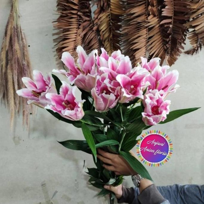 New- Bunga Lily Casablanca/Bunga Fresh