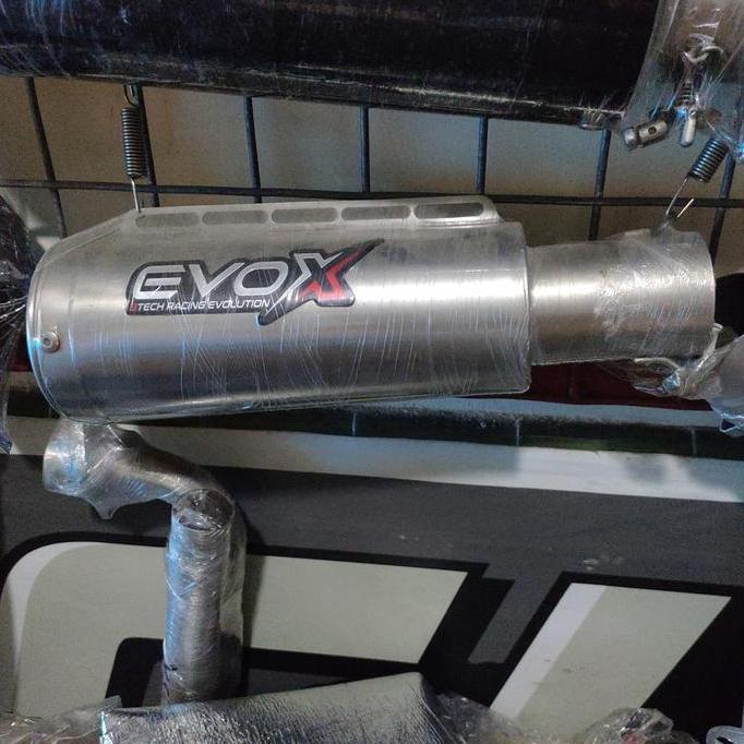 Knalpot EvoX X1GP inlet 50mm Knalpot 3tech Silincer Only Original