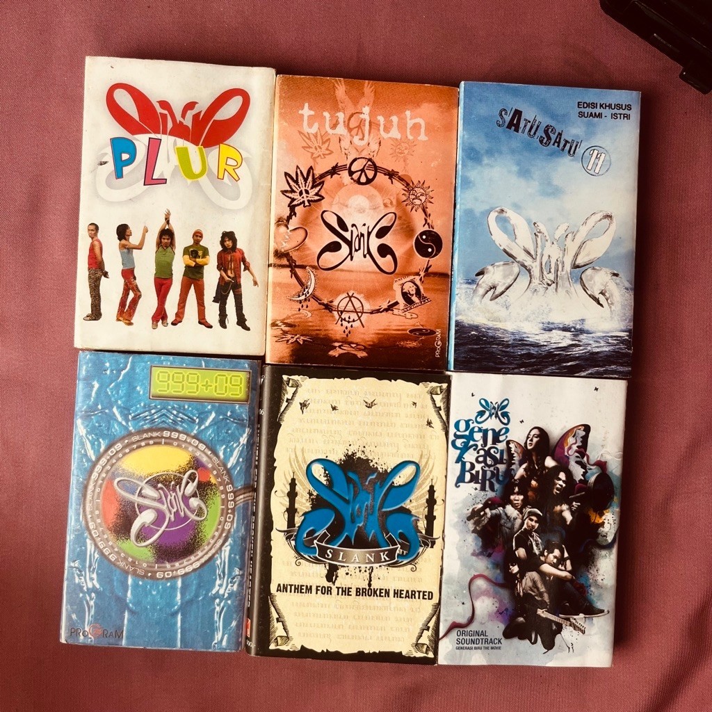 Kaset Pita Slank Collection Plur Tujuh Satu Satu 999+09 Anthem for the Broken Hearted Generasi Biru 