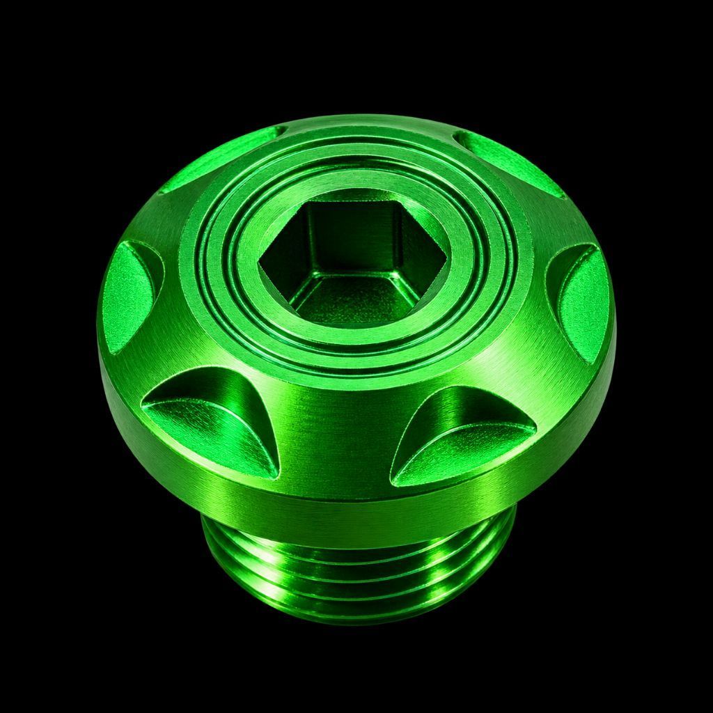 Baut Oli Mesin Aluminium Warna Anodize