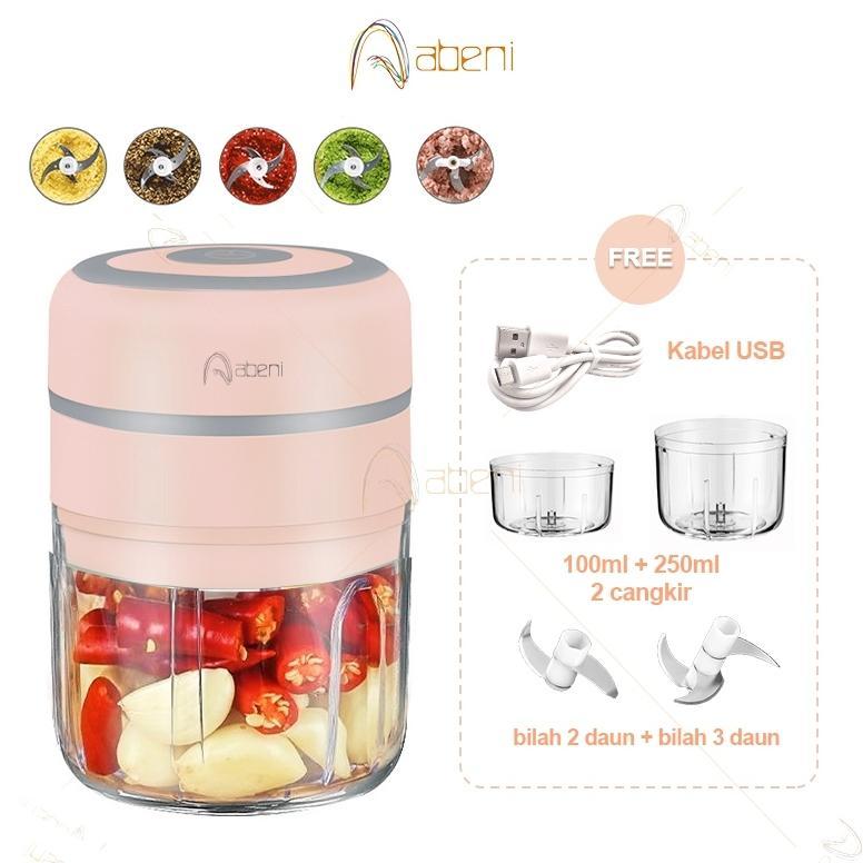 New Promo Abeni Blender Mini /Usb Chopper Multifungsi Food Chopper Chopper Bumbu Dapur Giling Daging