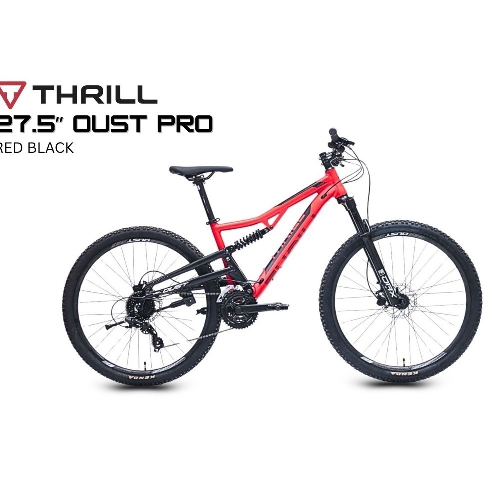 Sepeda MTB FullSus Thrill 27,5 Oust Pro