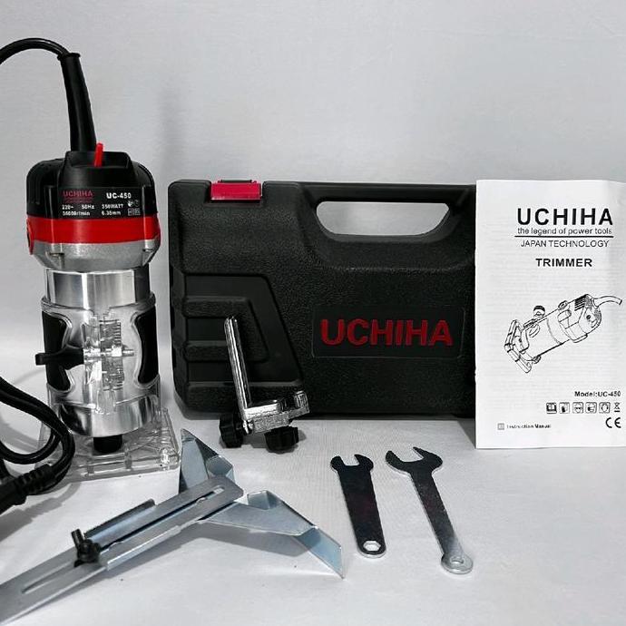 mesin trimmer uchiha U450 6mm profil kayu router wood trimmer uchiha U450