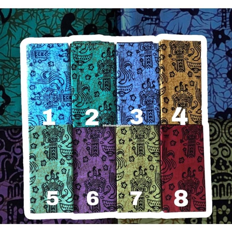 KAIN BATIK MOTIF BARONG BALI