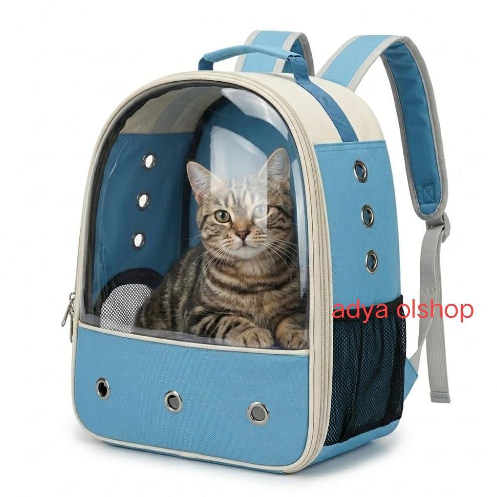 [AZFA] tas ,pet cargo tas kucing hewan peliharaan pet cargo travel  transparan waterproof