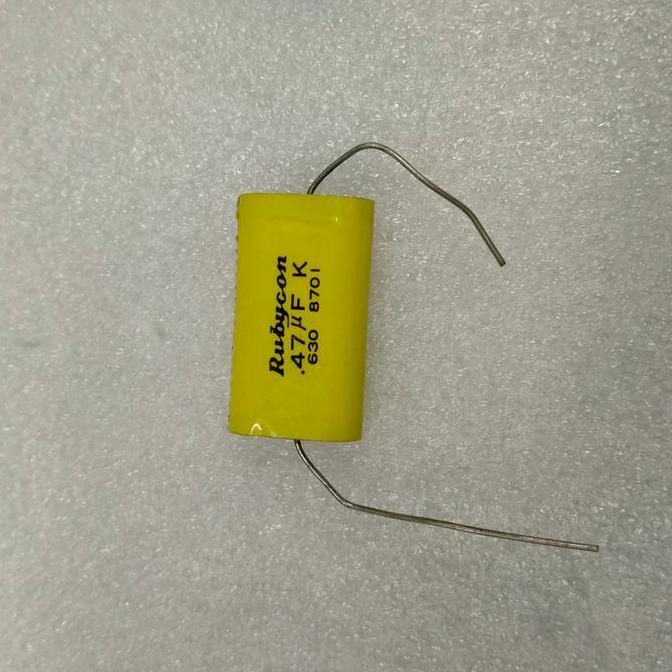 KAPASITOR 0,47UF 630V AXIAL RUBYCON FOR SALE