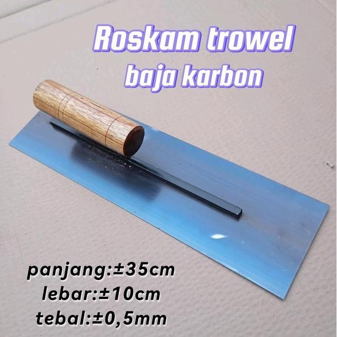 Roskam Acian Baja Karbon Alat Acian Tembok - Paint PAN
