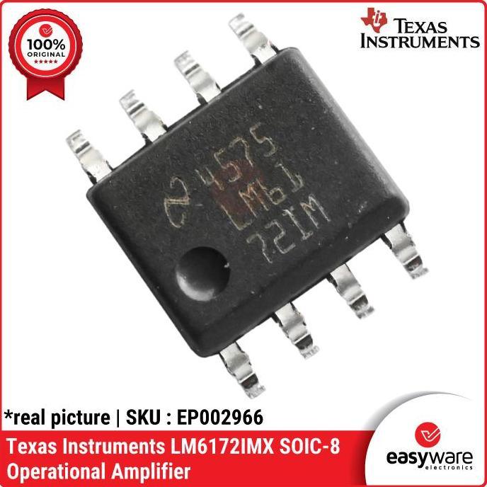 IC LM6172 SMD IC OP AMP ORIGINAL LM6172IMX LM 6172 SOIC-8 IC OPERATIONAL AMPLIFIER SINGLE CHANNEL EW