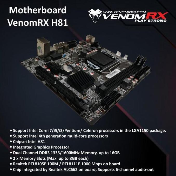 Bestgood- VENOMRX H81 (Socket Intel LGA 1150)